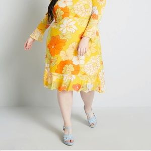 New With tags ModCloth Honolulu Floral Dress